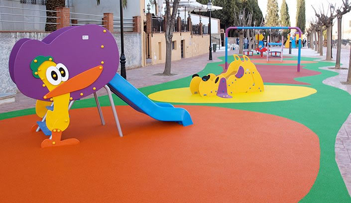 parques infantiles, parques biosaludables